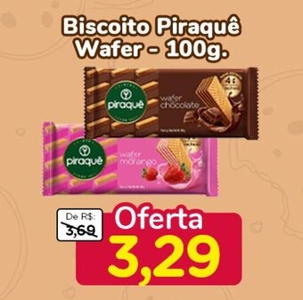 Nagumo Biscoito Piraquê Wafer-100g. oferta