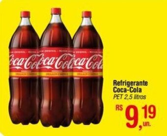 Fort Atacadista Refrigerante Coca-Cola PET 2,5 litros oferta