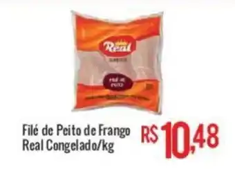 Mart Minas Filé de Peito de Frango Real Congelado/kFilé de Peito de Frango R$ Real Congelado/kg oferta