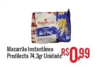 Mart Minas Macarrão Instantâneo Predilecia 74.3g unidade oferta