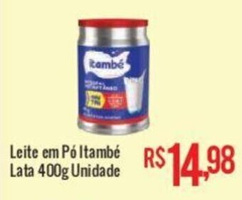 Mart Minas Leite em Pó Itambé Lata 400g Unidade oferta
