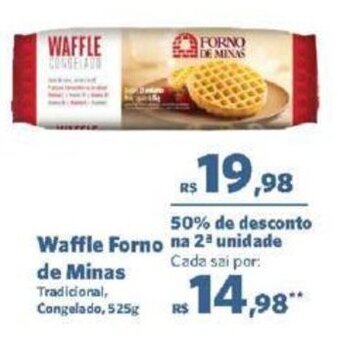 Sam's Club Waffle Forno de Minas Tradicional, Congelado, 525g oferta