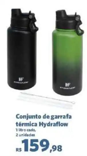 Sam's Club Conjunto de garrafa térmica Hydraflow 1 litro cada, 2 unidades oferta