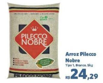 Arroz Pilecco Nobre Tipo 1, Branco, 5kg