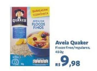 Sam's Club Aveia Quaker Flocos finos/regulares, 450g oferta