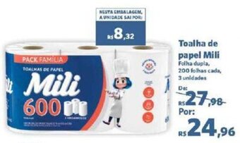 Sam's Club Toalha de papel Mili oferta