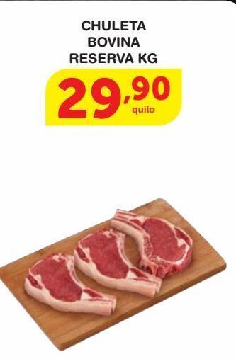 Roldão Chuleta bovina reserva kg oferta