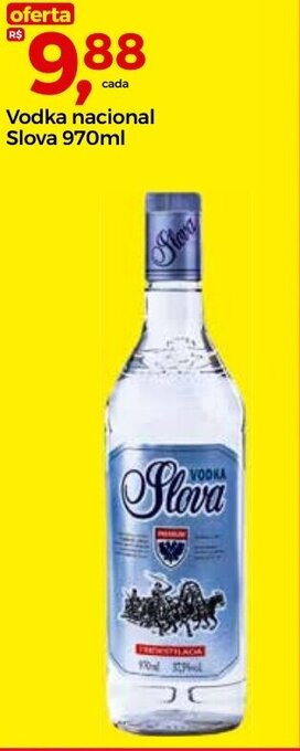Frangolândia Vodka nacional Slova 970ml oferta