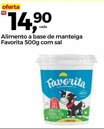 Frangolândia Alimento a base de manteiga Favorita 500g com sal oferta