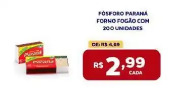 FOSFORO PARANÁ FORNO FOGÃO COM 200 UNIDADES