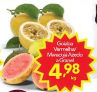 Goiaba Vermelha/ Maracuja Azedo a granel 1kg