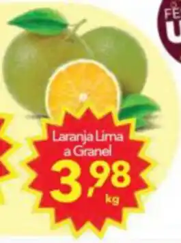 Lopes Supermercados Laranja Lima a granel 1kg oferta