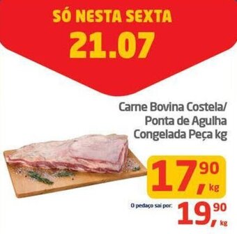 Tenda Atacado Carne Bovina Costela/ Ponta de Agulha Congelada Peça kg oferta