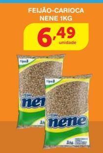 Roldão Feijão-carioca nene 1kg oferta