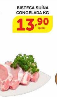 Roldão Bisteca suína congelada kg oferta