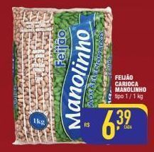 Mercantil Rodrigues Feijão carioca manolinho tipo 1 / 1 kg oferta