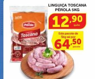 Roldão Linguiça toscana pérola 5kg oferta