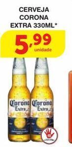 Roldão Cerveja corona extra 330ml* oferta