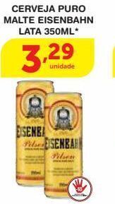 Roldão Cerveja puro malte eisenbahn lata 350ml* oferta