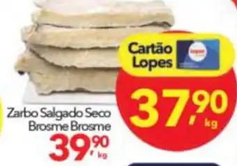 Lopes Supermercados Zarbo Salgado Seco Brosme Brosme 1kg oferta