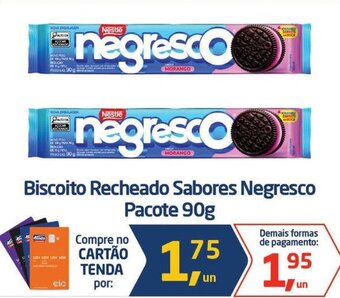 Tenda Atacado Biscoito Recheado Sabores Negresco Pacote 90g oferta