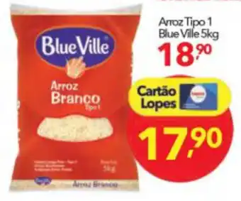 Lopes Supermercados Arros Tipo 1 Blue Ville 5kg oferta