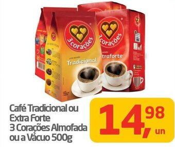 Tenda Atacado Cafe Em Pó Tradicional ou Extraforte União Pouch 500g oferta