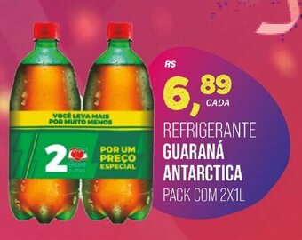 Cometa Supermercados REFRIGERANTE GUARANÁ ANTARCTICA PACK COM 2X1L oferta