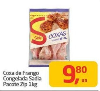 Tenda Atacado Coxa de Frango Congelada Sadia Pacote Zip 1kg oferta