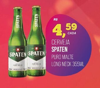 Cometa Supermercados CERVEJA SPATEN PURO MALTE LONG NECK 355ML oferta