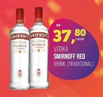 Cometa Supermercados VODKA SMIRNOFF RED 998ML (TRADICIONAL] oferta