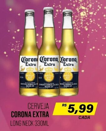 Cometa Supermercados CERVEJA CORONA EXTRA LONG NECK 330ML oferta
