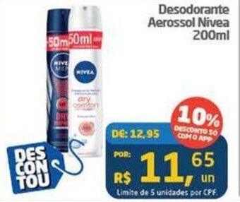 Tenda Atacado Desodorante Aerossol Nivea 200ml oferta
