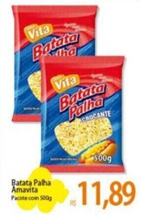 Batata Palha Amavita Pacote com 500g