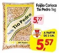 Cercadão Feijão Carioca Tio Pedro 1kg oferta