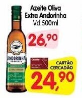 Azeite Oliva Extra Andorinha Vd 500ml