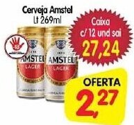 Cercadão Cerveja Amstel Lt 269ml oferta