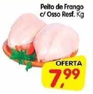 Peito de Frango c/ Osso Resf. Kg