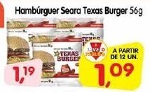 Cercadão Hamburguer Seara Texas Burger 56g oferta