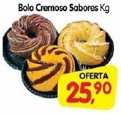 Cercadão Bolo Cremoso Sabores Kg oferta