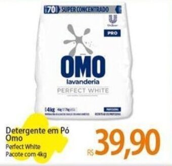 Atacadão Detergente em Pó Omo Perfect White Pacote com 4kg oferta