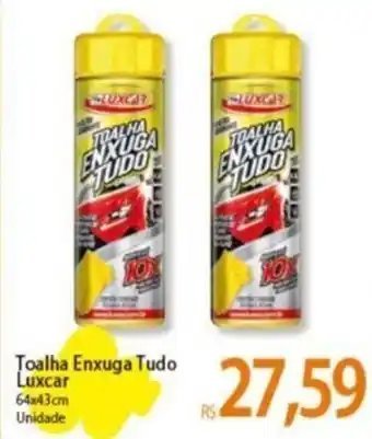 Atacadão Toalha Enxuga Tudo Luxcar 64x43cm Unidade oferta