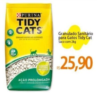 Atacadão Granulado Sanitário para Gatos Tidy Cat Saco com 2kg oferta