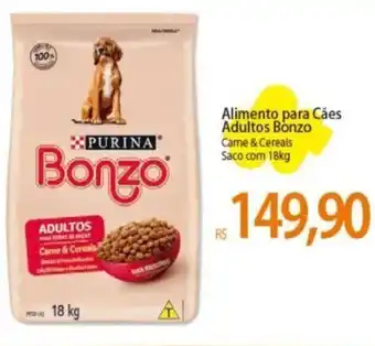 Atacadão Alimento para Cães Adultos Bonzo Care & Cereals Saco com 18kg oferta
