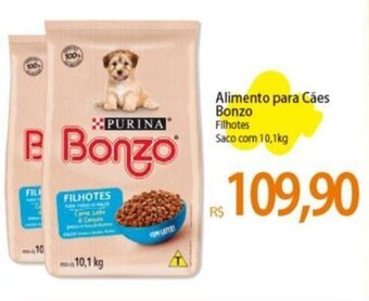 Atacadão Alimento para Cães Bonzo Filhotes Saco com 10,1kg oferta