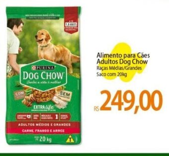 Atacadão Alimento para Cães Adultos Dog Chow Raças Médias/Grandes Saco com 20kg oferta
