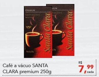 Cometa Supermercados Café a vácuo SANTA CLARA premium 250g oferta