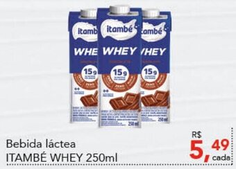 Cometa Supermercados Bebida láctea ITAMBÉ WHEY 250ml oferta