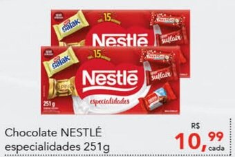 Cometa Supermercados Chocolate NESTLÉ especialidades 251g oferta