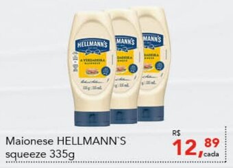 Cometa Supermercados Maionese HELLMANN'S squeeze 335g oferta